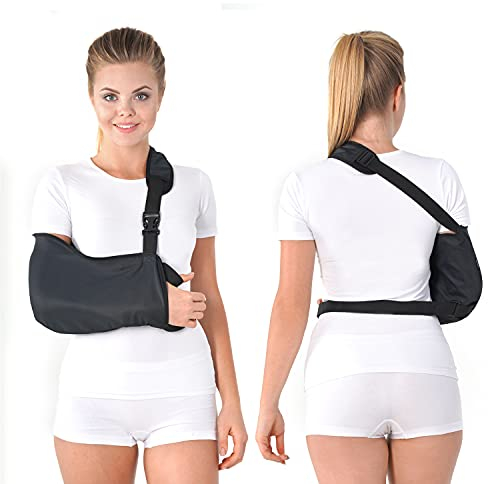 TOROS-GROUP Armschlinge mit Druckknopfverschluss weich gepolstertem Schultergurt X-Small