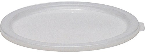 Cambro Large 6 and 8 qt. Lid for Poly Round Containers, 12PK White RFSC6-148