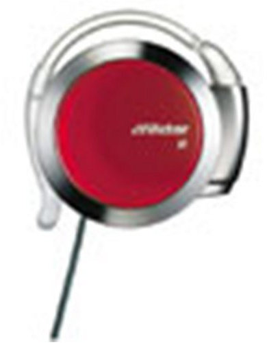 JVC HP-AL202 Metálico, Rojo Circumaural Gancho de Oreja Auricular - Auriculares (Circumaural, Gancho de Oreja, Alámbrico, 12-24000 Hz, 1 m, Metálico, Rojo)