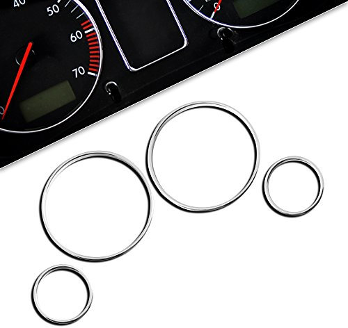 JOM Car Parts & Car Hifi GmbH 839298 Tachochromringe, 4-teilig
