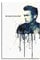 Paul Sinus Art James Dean II 90x 60cm Keilrahmenbild Kunstbild Aquarell Art Wandbild auf Leinwand fertig gerahmt Original Unikat