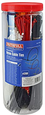 Faithfull Cable Ties - Barrel (1200)