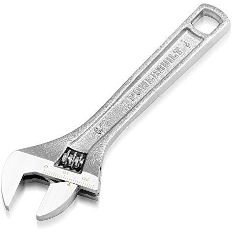 Powerbuilt 644040 6-Inch Adjustable Wrench