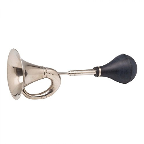 aubaho Hupe Oldtimer Auto Horn Oldtimerhupe Ballhupe Taxihorn vernickelt 41cm