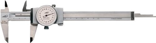 Helios-Preisser Uhrmessschieber RCr Zeigerumdr= 1mm 1/100 150x40 mm