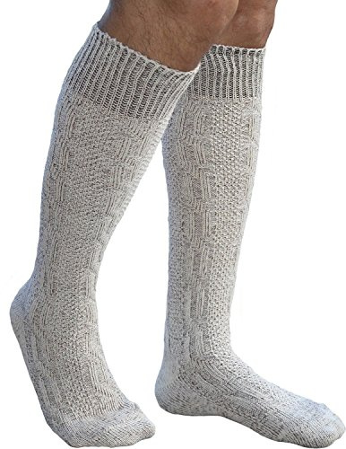 FROHSINN Herren Trachtensocken/Trachtenstrümpfe der Marke Trachtensocken/Trachtenstrümpfe - (grau, 42)