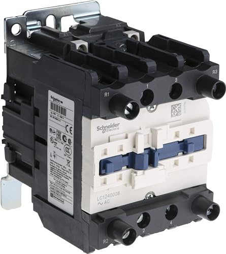 Schneider Electric TeSys D Leistungsschütz / 110 V ac Spule, 4 -polig 2 Öffner + 2 Schließer / 60 A, Umkehrend