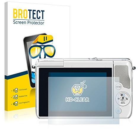 BROTECT (2 Stück Schutzfolie für Canon EOS M10 Displayschutz Folie Made in Germany, Ultra-Klar