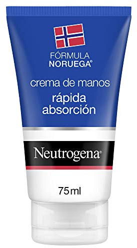 Neutrogena Crema de manos rápida absorción, textura ligera, fórmula Noruega, 75 ml