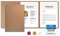 10 Stück 3-teilige Bewerbungsmappen Cognac mit 2 Klemmschienen in feinster Lederstruktur - hochwertige Prägung ''BEWERBUNG'' - direkt vom Hersteller STRATAG