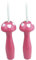 VILAC - Jouet en Bois - Corde à Sauter - Cœur - Fuchsia/Rose/Blanc - 3006F