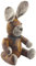 Lesser & Pavey Faux Leather Rabbit Doorstop, Brown, one Size