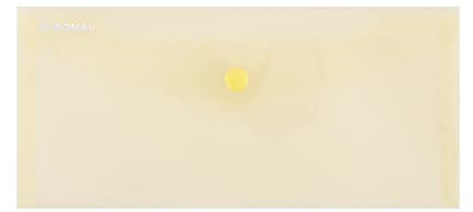 DONAU Umschlagmappe Schnappverschluss PP DL 180 Mikron Gelb / / Typ-Umschlag/Art-Mit Schnappsperre/Index-N.a. / Material-Pp/Farbe-Gelb/Format-DL/Dicke [mm]-180µm / Abmessungen (mm)-225x126