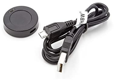 vhbw cavo di ricarica USB compatibile con Huawei Zero smartwatch tracker - Docking station, nero, 100 cm
