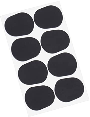 8ST Altsaxophon Mundstück Patches Pads Kissen 0,8 mm Black (schwarz)