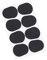 8ST Altsaxophon Mundstück Patches Pads Kissen 0,8 mm Black (schwarz)