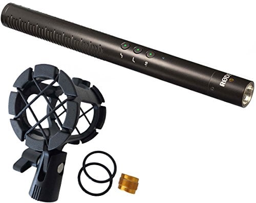Rode NTG-4+ Plus Directional Microphone and Keepdrum PCMH1 Microphone Stand