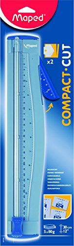 MAPED - 1 Mini Massicot COMPACT CUT - Format A4 - coloris assortis translucides