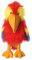 The Puppet Company - Large Birds - Scarlet Macaw Hand Puppet