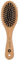 Natur-Haar-Bürste Holz Fripac-Medis Natural Line Oval, 8-reihig, zum täglichen Durchkämmen und Entwirren der Haare, abgerundete Borsten, antistatisch für mittellange, lange und kräftige Haare