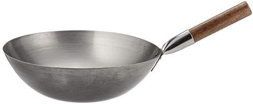 London Wok GJ493 Flat Bottom Wok, 12