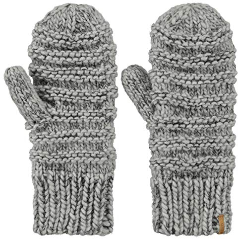 Barts Damen Jasmin Mitts Fäustlinge, Grau (HEATHER GREY 0002), One size (Herstellergröße: UNI)