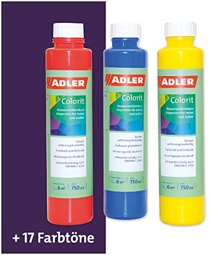 ADLER Colorit-AF 537 Abtönfarbe 750ml Violett Volltonfarbe Wandfarbe