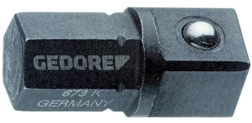 Gedore portabussole, Short 1/4 -1/4 – 673 K