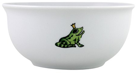 Triptis Porzellan Kindergeschirr Froschkönig 0, 50 L Müslischale, Porzellan, Mehrfarbig, 13.5 x 13.5 x 6 cm