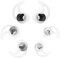 Okuli Set of 6 Silicone EarBuds Ear Tips Hooks For BOSE IE IE2 Earphones