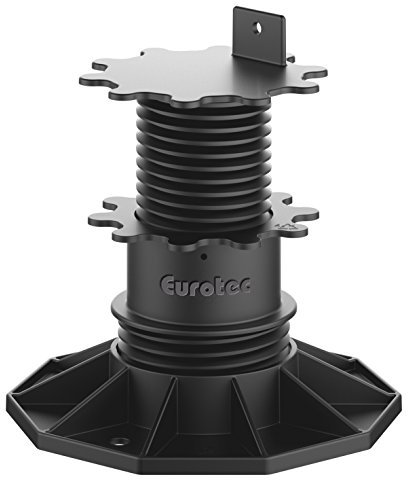 Eurotec - Verstellfüße für Terrassen - ECO L (5 Stück) 6,5-13 cm, Terrassenlager