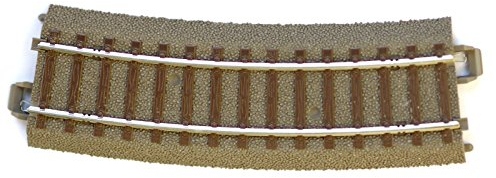 Trix 62215 H0 Gebogenes Gleis R 437,5 mm, Bogen 15°, 6er Set