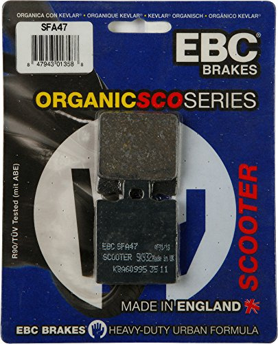 EBC Scooter Bremsbeläge (organisch) für Hyosung - Grand Prix | Boomer/Exceed 125 | MS1 125/150 | , Kawata - Hacker 50 | , Keeway - Hacker 50 | ARN 125 | Hacker 125 | Arn 150 | , Malaguti - Ciak 125/150 | Ciak 200 | F18 Warrior