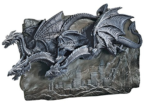Design Toscano Schlossdrachen, Wandfigur