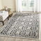 SAFAVIEH Traditionell Teppich für Wohnzimmer, Esszimmer, Schlafzimmer - Cambridge Collection, Kurzer Flor, Schwarz und Elfenbein, 183 X 274 cm