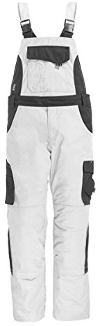FHB Latzhose, Eckhard, Größe 88, grau / schwarz, 130630-1120-88