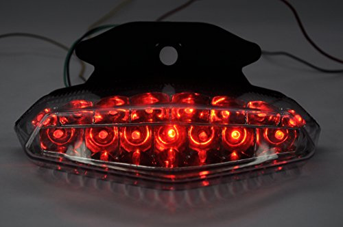Fanale di Arresto A LED Luce Targa Fanale Posteriore + Indicatori Di Direzione Trasparente Fit Ducati Ducati Hypermotard 1100 / 1100S / 796
