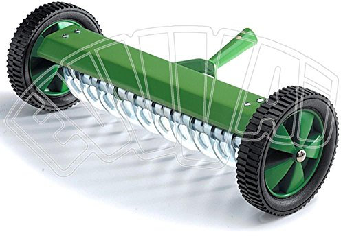 RASTRELLO 11 DENTI AERATORE CON RUOTE ARIEGGIATORE PER GIARDINO PRATO INGLESE