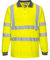 Portwest Langarm Warnschutz Polo Shirt, Größe: XL, Farbe: Gelb, S277YERXL