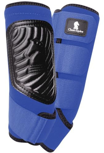 Classic Equine ClassicFit Sling Boots, Front (Blue, Small)