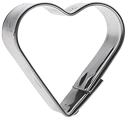 Gastromax 939101-1 Cutter Heart 4 Cm. Stainless Steel Colour, Polypropylene