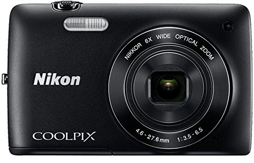 NIKON COOLPIX S4200 COMPACT DIGITAL CAMERA BLACK 16 MP 6x OPTICAL ZOOM TFT LCD