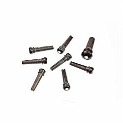Planet Waves PWSP3 7 Ebenholz Brückenpins + 1 Ebenholz Endpin mit Pearl Inlay