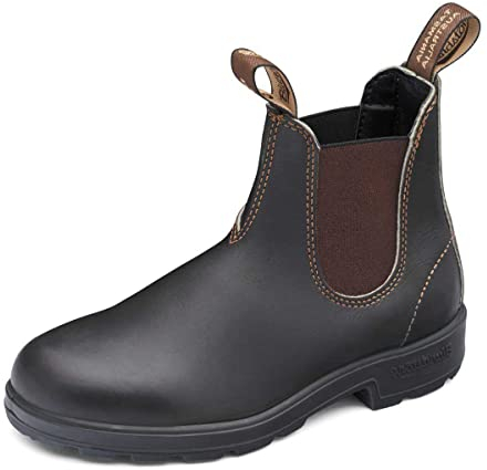 Blundstone 500 - Stivaletti Unisex-Adulto, Marrone (Stout Brown), 39 EU