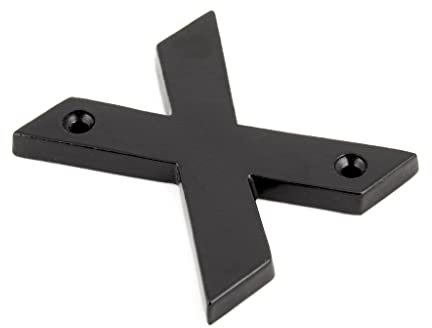 From the Anvil 83800X Letter X-Black