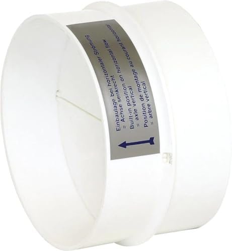 Helios RSK 100 Rohr-Rückschlagklappe DN100, Kunststoff (60603)