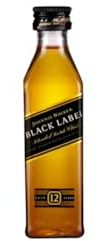 Johnnie Walker Black Label Blended Whisky Miniature 5 cl (Case of 12)