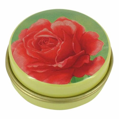 PILLENDOSE rund Blumen Motiv 1 St