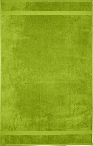 Erwin Müller Badetuch Friedrichshafen 100% Baumwolle apfelgrün Größe 100x150 cm - Premium-Qualität, unvergleichlich saugfähig, hautsympathisch, formstabil (weitere Farben)
