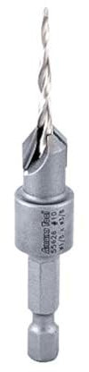 Amana Tool 55626 Carbide Tipped Countersink Taper #10 Screw 3/8 D x 1/8 Drill D x 1/4 Hex SHK